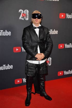 Ski Aggu (August Jean Diederich) beim YouTube Music Award Dinner im Restaurant Grill Royal in Berlin 25.11.2025