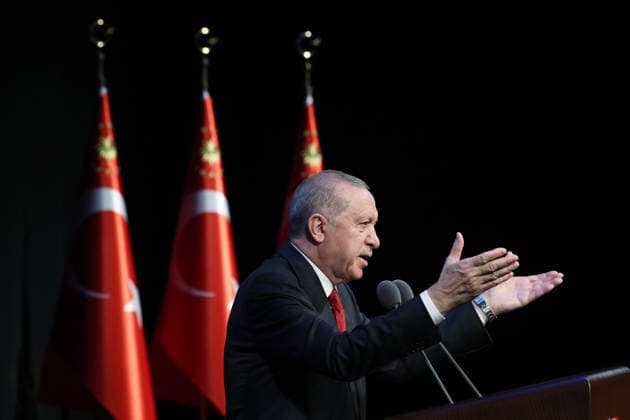 Turkish President Recep Tayyip Erdogan ANKARA, TURKIYE - NOVEMBER 26: (----EDITORIAL USE ONLY - MANDATORY CREDIT - TURKISH PRESIDENCY MURAT KULA HANDOUT - NO MARKETING NO ADVERTISING CAMPAIGNS - DISTRIBUTED AS A SERVICE TO CLIENTS----) Turkish President Recep Tayyip Erdogan makes remarks at the 11th Turkish Medical World Congress and TUSEB Aziz Sancar Science, Service and Incentive Awards Ceremony at Bestepe Nation s Convention and Culture Center in Ankara, Turkiye on November 26, 2025. TUR Presidency Murat Kula Handout Anadolu Ankara Turkey. Editorial use only. Please get in touch for any other usage.  Copyright: x2025xAnadoluxTURxPresidencyx xMuratxKulax xHandoutx