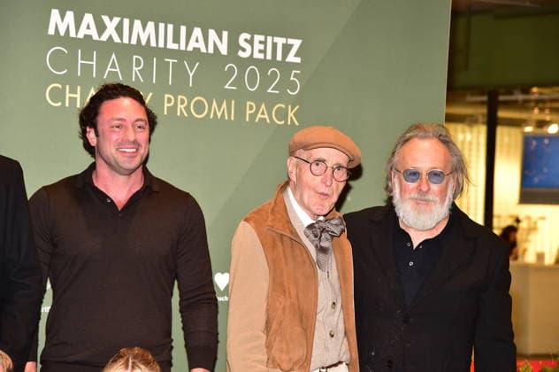 5.te Charity Promi Pack im BIKINI Daniel Völz, Guenther Krappenhöft, Friedrich Lichtenstein zum 5 Mal Veranstaltet Maimilian Seitz Charity Promi Pack in Berlin am 25.11.2025