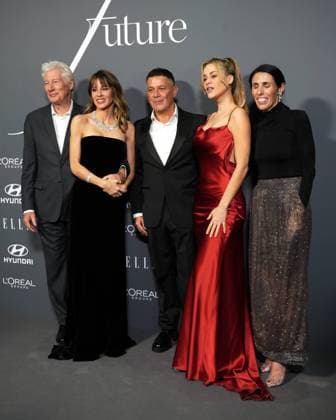 Richard Gere and Alejandra Silva And Alejandro Sanz And Candela Marquez at photocall for Elle x Future and Elle Eco awards in Madrid on Wednesday, 26 November 2025 Cordon Press 
