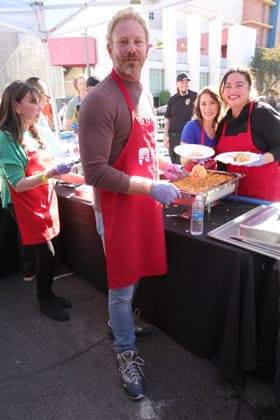26 November 2025 - Los Angeles, California - Ian Ziering. 2025 Thanks & Giving On Skid Row held at Los Angeles Mission. Photo Copyright: xAdMediax