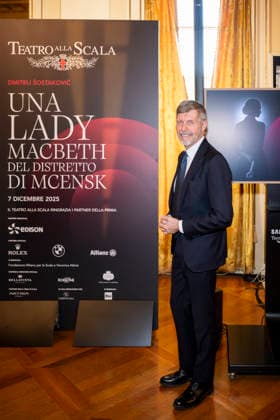 Premiere At La Scala -Lady Macbeth Of The Mtsensk District- Press Conference La Scala Theatre - Milan, Italy guest Premiere At La Scala -Lady Macbeth Of The Mtsensk District- Press Conference La Scala Theatre - Milan, Italy 26th November 2025  Copyright: xALFONSOxCATALANO SGPITALIAx