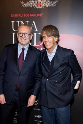 Premiere At La Scala -Lady Macbeth Of The Mtsensk District- Press Conference La Scala Theatre - Milan, Italy Paolo Besana;Davide Oldani Premiere At La Scala -Lady Macbeth Of The Mtsensk District- Press Conference La Scala Theatre - Milan, Italy 26th November 2025  Copyright: xALFONSOxCATALANO SGPITALIAx
