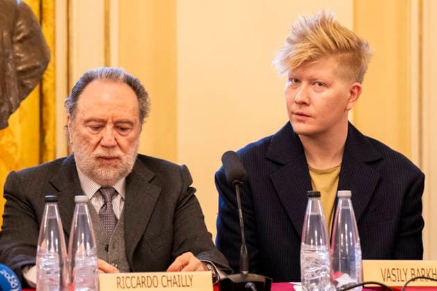 Premiere At La Scala -Lady Macbeth Of The Mtsensk District- Press Conference La Scala Theatre - Milan, Italy Riccardo Chailly;Vasily Barkhatov Premiere At La Scala -Lady Macbeth Of The Mtsensk District- Press Conference La Scala Theatre - Milan, Italy 26th November 2025  Copyright: xALFONSOxCATALANO SGPITALIAx