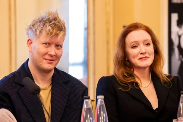 Premiere At La Scala -Lady Macbeth Of The Mtsensk District- Press Conference La Scala Theatre - Milan, Italy Vasily Barkhatov;Sara Jakubiak Premiere At La Scala -Lady Macbeth Of The Mtsensk District- Press Conference La Scala Theatre - Milan, Italy 26th November 2025  Copyright: xALFONSOxCATALANO SGPITALIAx