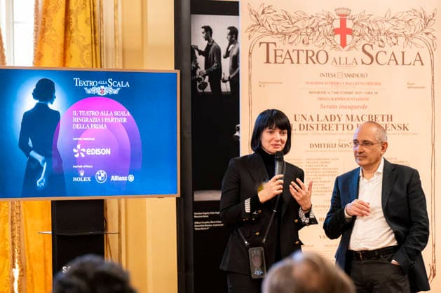 Premiere At La Scala -Lady Macbeth Of The Mtsensk District- Press Conference La Scala Theatre - Milan, Italy Olga Shaishmelashvili;guest Premiere At La Scala -Lady Macbeth Of The Mtsensk District- Press Conference La Scala Theatre - Milan, Italy 26th November 2025  Copyright: xALFONSOxCATALANO SGPITALIAx