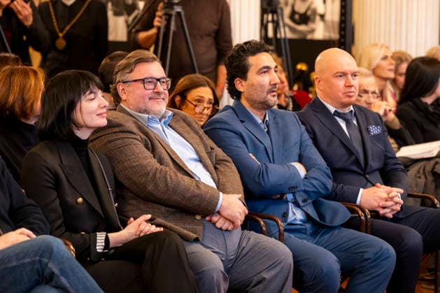 Premiere At La Scala -Lady Macbeth Of The Mtsensk District- Press Conference La Scala Theatre - Milan, Italy Olga Shaishmelashvili;guest;Najmiddin Mavlyanov;Alexander Roslavets Premiere At La Scala -Lady Macbeth Of The Mtsensk District- Press Conference La Scala Theatre - Milan, Italy 26th November 2025  Copyright: xALFONSOxCATALANO SGPITALIAx