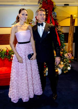 26-11-2025 Monaco Prince Emanuele Filiberto, Duke of Savoy, with Adriana Abascal during a gala for the Princess Grace hospital of Monaco. at the Yacht Club de Monaco. The proceeds of the evening will be donated to Oeuvre de Soeur Marie Association of Monaco for the purchase of medical equipment for the Princess Grace hospital of Monaco. Â  Copyright: xPPEx