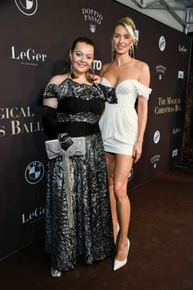 Berlin abb- Liselott Marie Linsenhoff und Lena Gercke zu Gast beim Magical Christmas Ball von LeGer by Lena Gercke im Claerchens Ballhaus Berlin am 26.11.2025 Berlin Deutschland