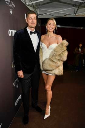 Berlin abb- Lena Gercke Model Gastgeberin mit Freund Dustin Schöne Schoene beim Magical Christmas Ball von LeGer by Lena Gercke im Claerchens Ballhaus Berlin am 26.11.2025 Berlin Deutschland