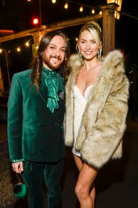 Berlin abb- Lena Gercke Model Gastgeberin mit Riccardo Simonetti beim Magical Christmas Ball von LeGer by Lena Gercke im Claerchens Ballhaus Berlin am 26.11.2025 Berlin Deutschland
