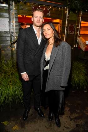 Berlin-abb Andre Schürrle und Anna Schürrle Schuerrle Fussballspieler Ehefrau zu Gast beim Magical Christmas Ball von LeGer by Lena Gercke im Claerchens Ballhaus Berlin am 26.11.2025 Berlin Deutschland