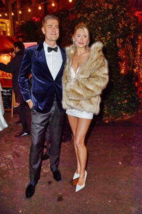 Dustin Schöne und Lena Gercke beim Magical Christmas Ball von LeGer by Lena Gercke im Clärchens Ballhaus in Berlin 26.11.2025