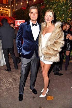 Dustin Schöne und Lena Gercke beim Magical Christmas Ball von LeGer by Lena Gercke im Clärchens Ballhaus in Berlin 26.11.2025