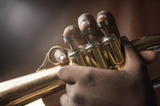 Mann spielt Musik Jazz Tag 4 Man playing music jazz day 4 Copyright: imageBROKER OleksandrxLatkun ibxole09460344.jpg ,model released, Symbolfoto ,property released