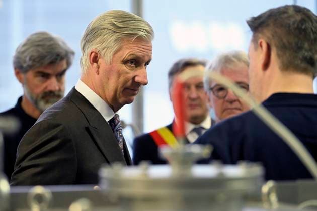King Philippe visits the Materia Nova Research Centre in Mons MONS, BELGIUM - NOVEMBER 27 : King Philippe visits the Materia Nova Research Centre in Mons (an accelerator of responsible innovation that facilitates technology transfer between fundamental research and industry to promote energy transition and the deployment of the circular economy) on November 27, 2025 in Mons, Belgium, 27 11 2025 Mons Belgium  Copyright: xDidierxLebrunx