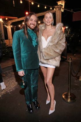 26.11.2025, Riccardo Simonetti und Lena Gercke zu Gast zum Magical Christmas Ball von LeGer by Lena Gercke, Clärchens Ballhaus, Berlin, Berlin