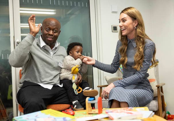 Princess of Wales visiting the Anna Freud centre Catherine, Princess of Wales, visiting the Anna Freud centre, Islington, for the launch of a project supporting early social and emotional development., Credit:Geoff Pugh Avalon UK, London  Copyright: xGeoffxPughx xAvalonx 1054968684