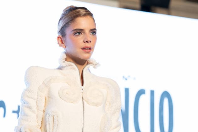November 27, 2025, Madrid, Spain: Actress Lucia Diez attends the Silencio photocall at Espacio Movistar. Madrid Spain - ZUMAs197 20251127_aaa_s197_097 Copyright: xAtilanoxGarciax