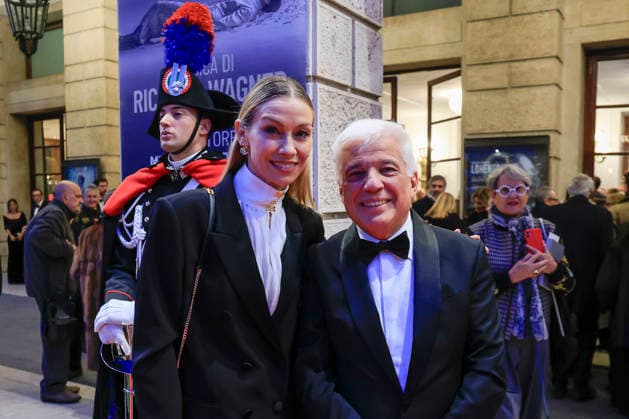 November 27, 2025, Rome, Rome, ITALIA: The Teatro dell Opera season opens with the premiere of Lohengrin. Pictured are Eleonora Abbagnato and Francesco Giambrone. Rome, Italy 27 November 2025 Rome ITALIA  - ZUMAa289 20251127_zia_a289_078 Copyright: xRichardxDexLucax