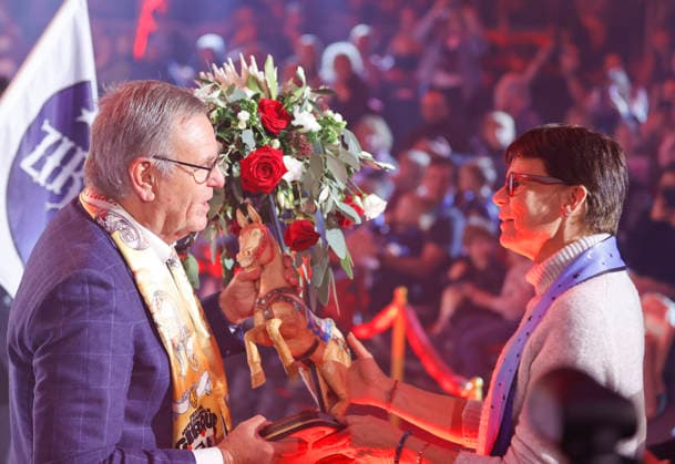 Rust, Germany - November 27, 2025: Preview of the Monte Carlo Circus Festival meets Europa-Park in the presence of H.S.H. Princess Stephanie of Monaco and Roland Mack Europa-Park: Preview of the Monte Carlo Circus Festival meets Europa-Park in the presence of H.S.H. Princess Stephanie of Monaco