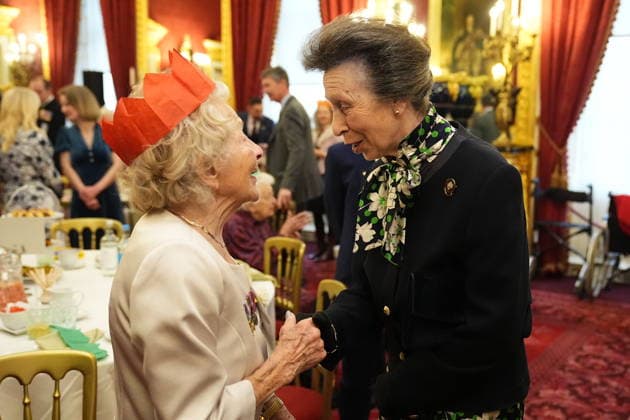 Princess Royal hosts Not Forgotten Association tea party The Princess Royal, Patron of the Not Forgotten Association, meeting veteran Dorothea Barron during a tea party for association members at St James s Palace, London. Picture date: Thursday November 27, 2025., Credit:Aaron Chown Avalon UK, London  Copyright: xAaronxChownx xAvalonx 1054988924