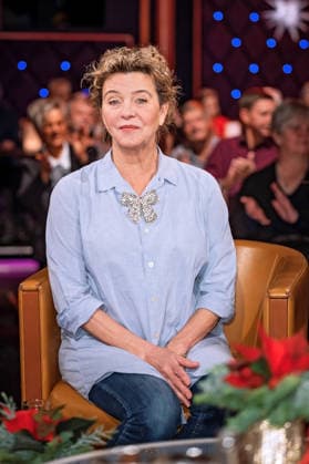MDR - Riverboat. Schauspielerin Margarita Broich anläßlich der Aufzeichnung der MDR - Talkshow Riverboat am 27.11.2025 in der Mediacity Leipzig. 20251127SFL0006