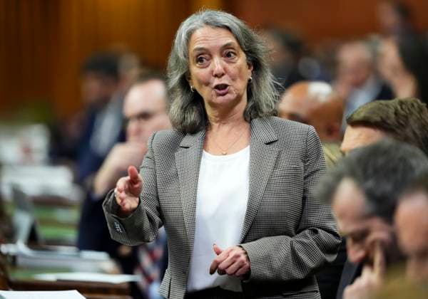 November 27, 2025, Ottawa, On, Canada: Environment and Climate Change Minister Julie Dabrusin..Responds to a question during question period in the House of Commons on Parliament Hill in Ottawa on Thursday, Nov. 27, 2025. Ottawa Canada  - ZUMAc35_ 20251127_zaf_c35_080 Copyright: xSeanxKilpatrickx
