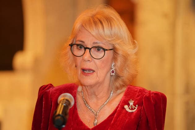 Britain Royals Britain s Queen Camilla, Colonel-in-Chief The Rifles and Royal Colonel 4th Battalion The Ranger Regiment, makes a speech as she attends the Biennial RIFLES Awards Dinner, in London, Thursday, Nov. 27, 2025., Credit:Kin Cheung Avalon GBR, London  Copyright: xKinxCheungx xAvalonx 1055039153