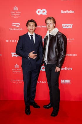 Award - 27. GQ Men of the Year Award 2025 - Noah Miguel Oechsle Rodriguez und Paul Bohme beim 27. GQ Men of the Year Award im Metropol am 27.11.2025 inBerlin Copyright: xEventpressxKochanx