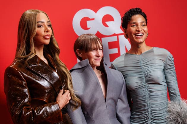 Award - 27. GQ Men of the Year Award 2025 - Munroe Bergdorf, Manuela Hainz und Indya Moore beim 27. GQ Men of the Year Award im Metropol am 27.11.2025 inBerlin Copyright: xEventpressxKochanx
