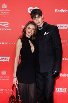 Award - 27. GQ Men of the Year Award 2025 - Charleen Weiss und Moritz Hau beim 27. GQ Men of the Year Award im Metropol am 27.11.2025 inBerlin Copyright: xEventpressxKochanx