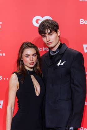 Award - 27. GQ Men of the Year Award 2025 - Charleen Weiss und Moritz Hau beim 27. GQ Men of the Year Award im Metropol am 27.11.2025 inBerlin Copyright: xEventpressxKochanx