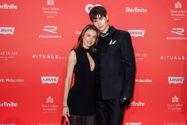 Award - 27. GQ Men of the Year Award 2025 - Charleen Weiss und Moritz Hau beim 27. GQ Men of the Year Award im Metropol am 27.11.2025 inBerlin Copyright: xEventpressxKochanx