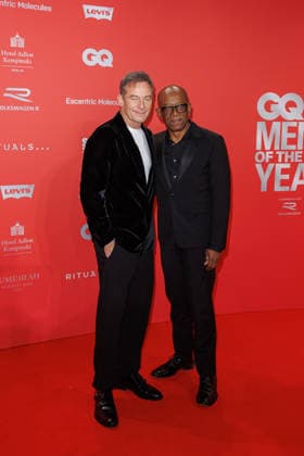 Award - 27. GQ Men of the Year Award 2025 - Jason Isaacs und Lennie James beim 27. GQ Men of the Year Award im Metropol am 27.11.2025 inBerlin Copyright: xEventpressxKochanx