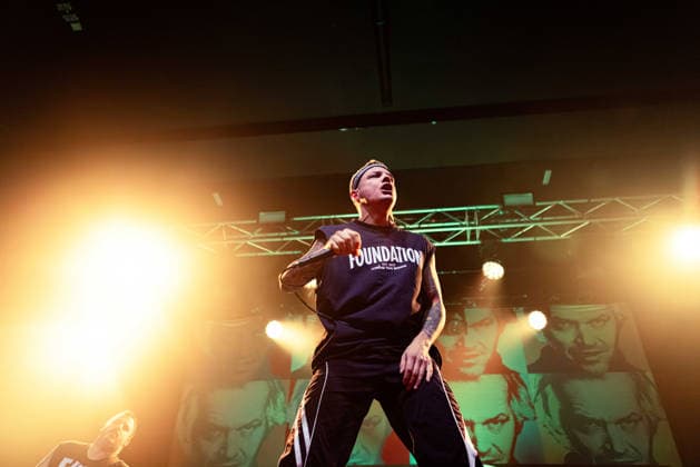Andrew Dijorio of Stray From The Path Clockworked - Final UK Tour at Manchester Academy, UK, 27 November 2025, Credit:Maryleen Avalon  Copyright: xMaryleenx xAvalonx 1055062792