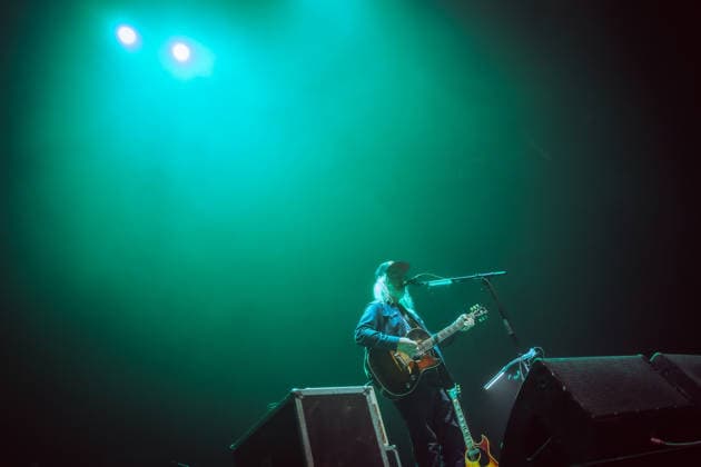 J Masics Konzert in Glasgow J Masics supporting My Bloody Valentine at the Ovo Hydro in Glasgow on 27 November 2025. J Masics supporting My Bloody Valentine performing at the Ovo Hydro in Glasgow on 27 November 2025. Joseph Donald Mascis Jr., better known as J Mascis, is an American musician who is the singer, guitarist and main songwriter for the alternative rock band Dinosaur Jr., Credit:Adam Hampton-Matthews Avalon  Copyright: xAdamxHampton-Matthewsx xAvalonx 1055053142