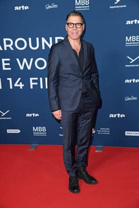 Max Hopp bei der Festival-Eröffnung von AROUND THE WORLD IN 14 FILMS im Kino in der Kulturbrauerei in Berlin am 28.11.2025