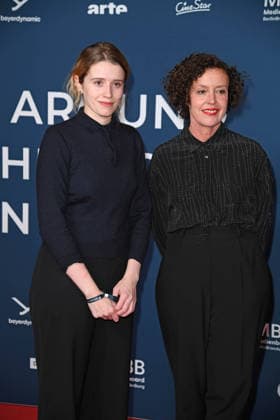 Katharina Stark, Maria Schrader bei der Festival-Eröffnung von AROUND THE WORLD IN 14 FILMS im Kino in der Kulturbrauerei in Berlin am 28.11.2025