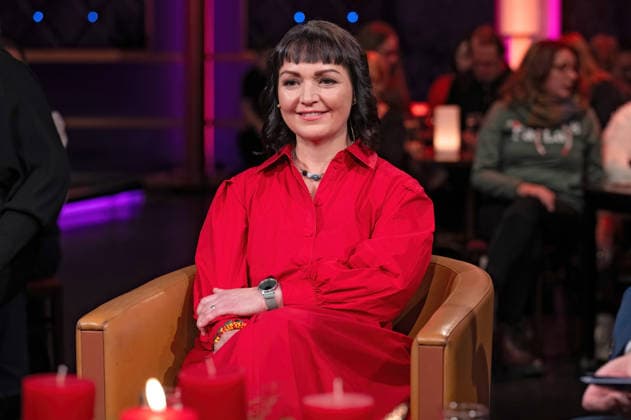 MDR - Riverboat. Bäckerin Doreen Bergmann anläßlich der Aufzeichnung der MDR - Talkshow Riverboat am 28.11.2025 in der Mediacity Leipzig. 20251128ADO0039
