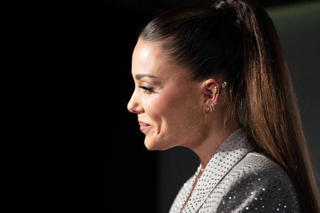 November 28, 2025, Madrid, Spain: Singer Lorena Gomez performs during the live presentation of her EP ERA at the Galileo Hall in Madrid. Madrid Spain - ZUMAs197 20251128_aaa_s197_147 Copyright: xAtilanoxGarciax
