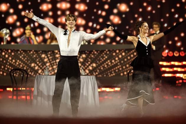 Let s Dance Live Tour 2025 in Erfurt EDITORIAL USE ONLY NUR ZUR REDAKTIONELLEN NUTZUNG 28.11.2025, Erfurt, Messehalle, Let™s Dance - Das Original Live-Tour 2025 im Bild: Taliso Engel und Patricija Ionel