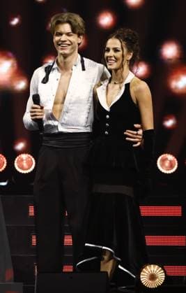 Let s Dance Live Tour 2025 in Erfurt EDITORIAL USE ONLY NUR ZUR REDAKTIONELLEN NUTZUNG 28.11.2025, Erfurt, Messehalle, Let™s Dance - Das Original Live-Tour 2025 im Bild: Taliso Engel und Patricija Ionel