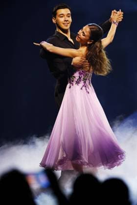 Let s Dance Live Tour 2025 in Erfurt EDITORIAL USE ONLY NUR ZUR REDAKTIONELLEN NUTZUNG 28.11.2025, Erfurt, Messehalle, Let™s Dance - Das Original Live-Tour 2025 im Bild: Diego Pooth und Ekaterina Leonova
