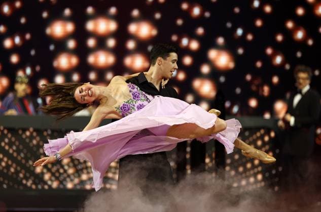 Let s Dance Live Tour 2025 in Erfurt EDITORIAL USE ONLY NUR ZUR REDAKTIONELLEN NUTZUNG 28.11.2025, Erfurt, Messehalle, Let™s Dance - Das Original Live-Tour 2025 im Bild: Diego Pooth und Ekaterina Leonova