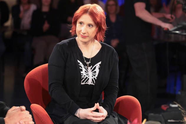 Lydia Benecke bei der Aufzeichnung der WDR-Talkshow Kölner Treff im WDR Studio BS 3. Köln, 28.11.2025