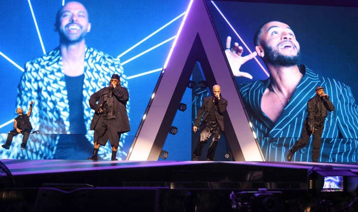 JLS bring their The Club Is Alive: 2025 Hits Tour to the O2 arena London United Kingdom Friday 28 November 2025. JLS performing on their The Club Is Alive: 2025 Hits Tour at the O2 arena London, United Kingdon on Friday 28 November 2025., Credit:Ray Hill Avalon  Copyright: xRayxHillx xAvalonx 1055274390