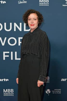 Maria Schrader bei der Festivaleröffnung und der Premiere des Kinofilms Sentimental Value beim 20. Weltkinofestival Around the World in 14 Films im Kino in derKulturBrauerei. Berlin, 28.11.2025