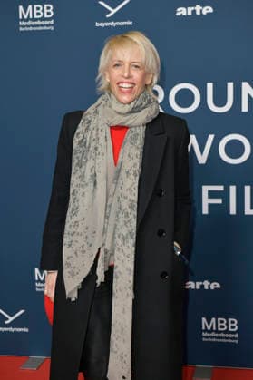 Katja Eichinger bei der Festivaleröffnung und der Premiere des Kinofilms Sentimental Value beim 20. Weltkinofestival Around the World in 14 Films im Kino in derKulturBrauerei. Berlin, 28.11.2025