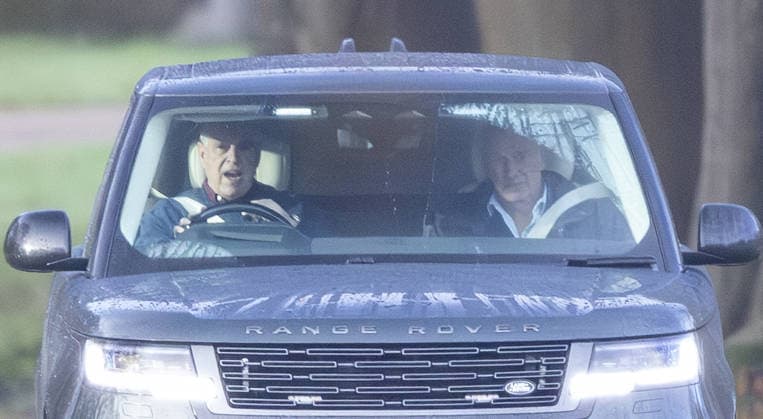 Andrew Mountbatten Windsor 28 11 2025 Andrew Mountbatten Windsor leave Royal Lodge to go riding in the grounds of Windsor Castle  Copyright: xDougxSeeburgx NINTCHDBPICT001041670141
